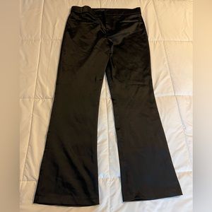 Pantalón negro satin, ZARA, talla L